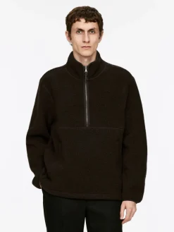 Pile Sweatshirt I Ullblandning