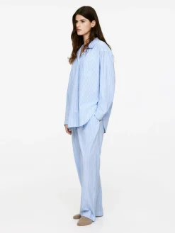 Pyjamasskjorta I Bomull