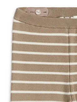 Ribbade Leggings I Ullblandning