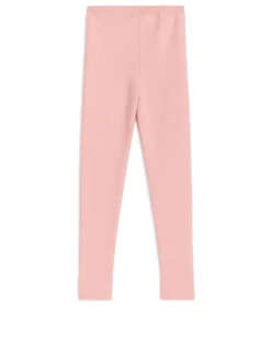 Ribbade Leggings I Ullblandning