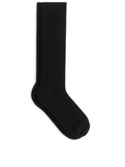Ribbade Strumpor I Ull