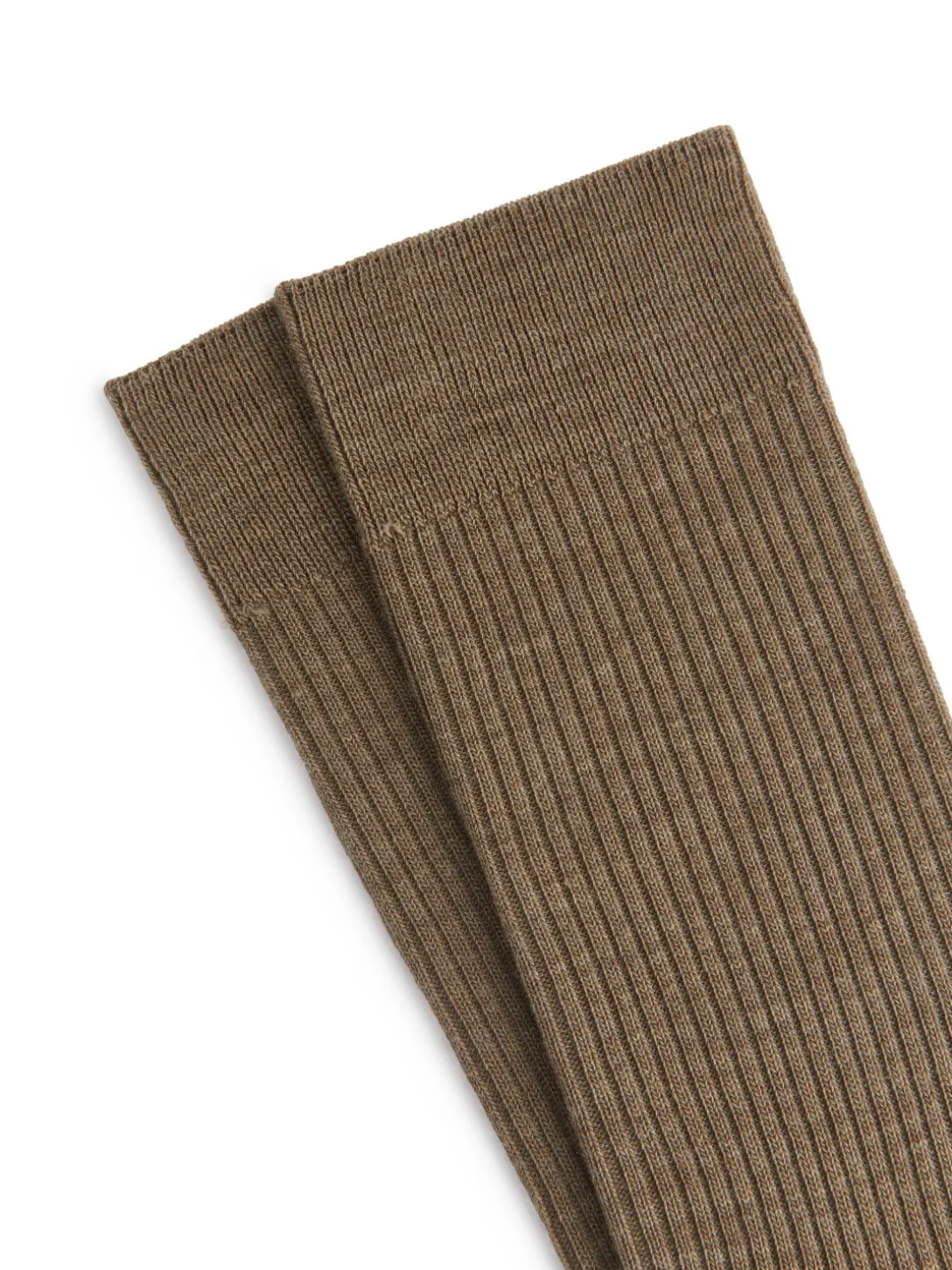 Ribbade Strumpor I Ullblandning, 2-pack