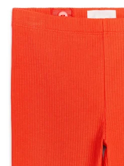 Ribbade Trikåleggings