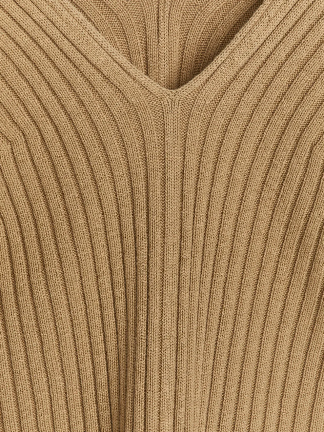 Ribbstickad Bomullströja