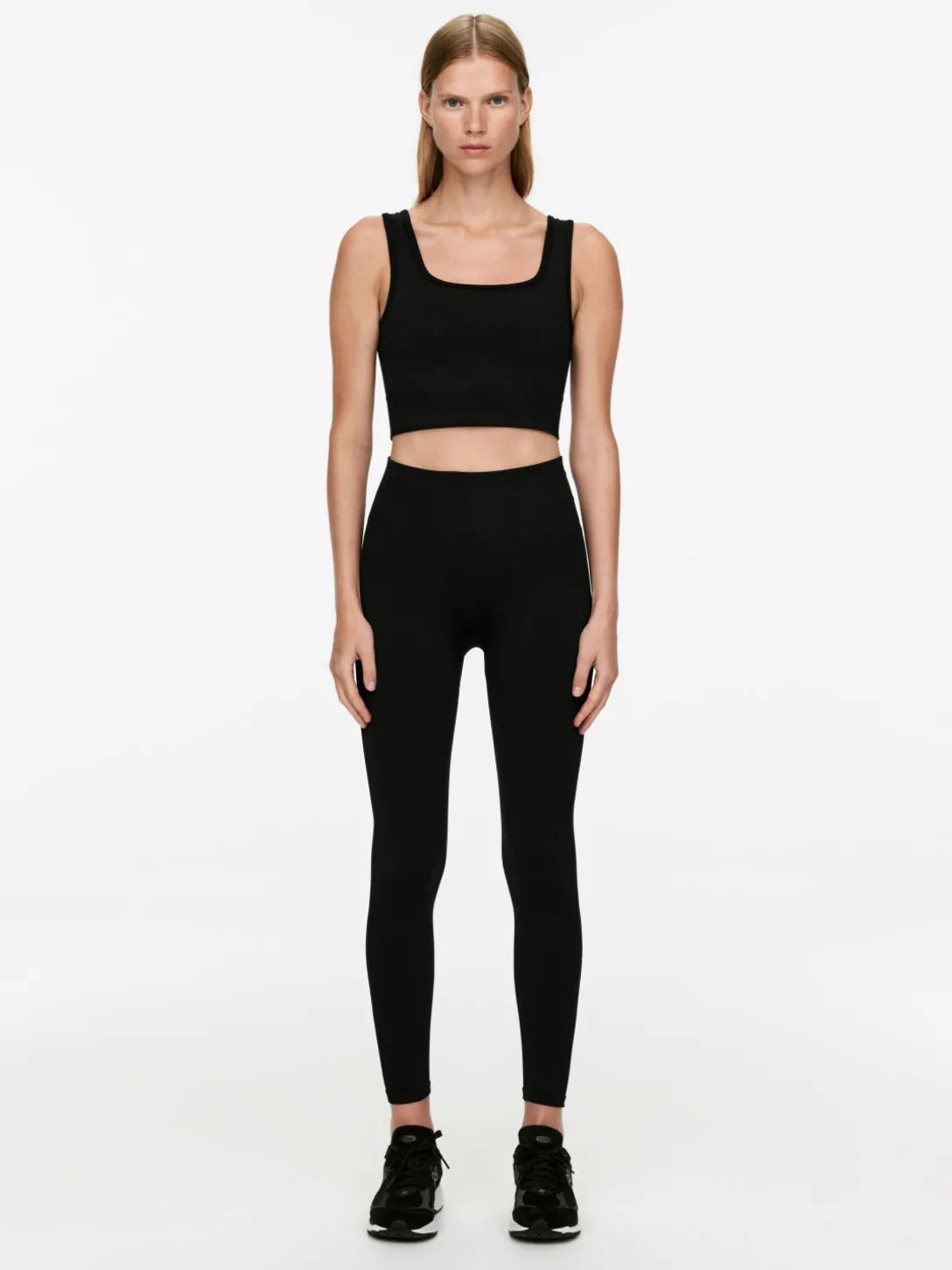 Seamless Leggings Med Hög Midja