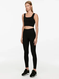Seamless Leggings Med Hög Midja