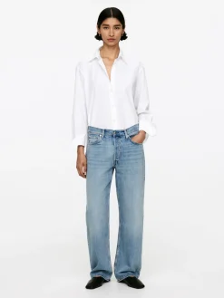 SHORE Jeans Med Låg Midja