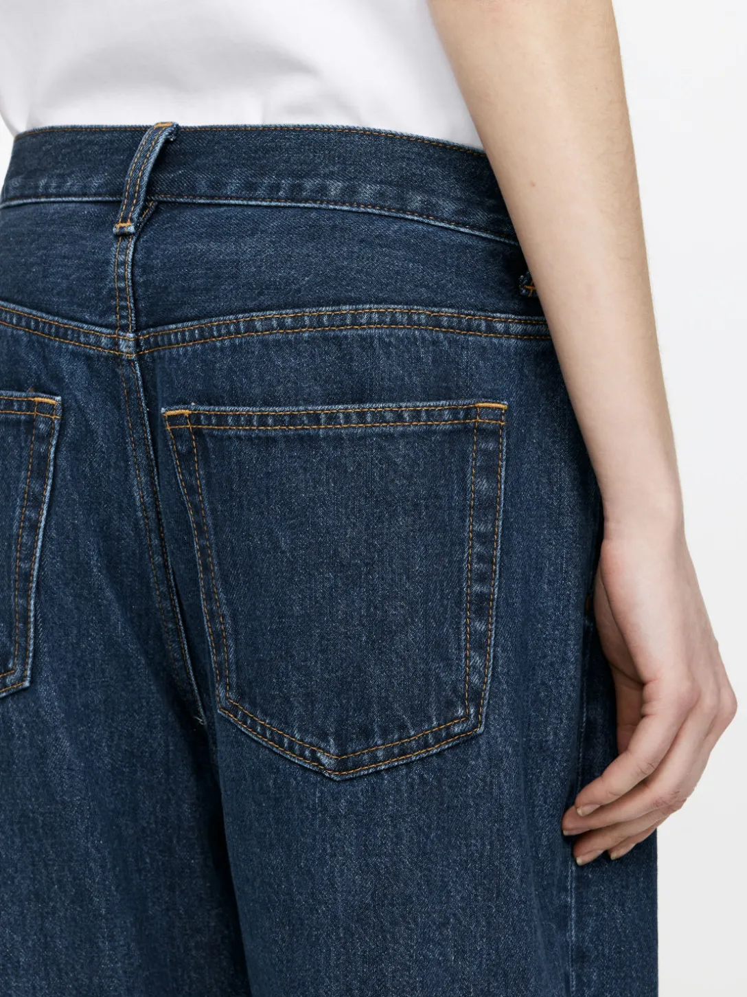 SHORE Jeans Med Låg Midja
