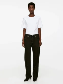SHORE Jeans Med Låg Midja