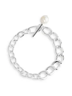 Silverpläterat Kedjearmband