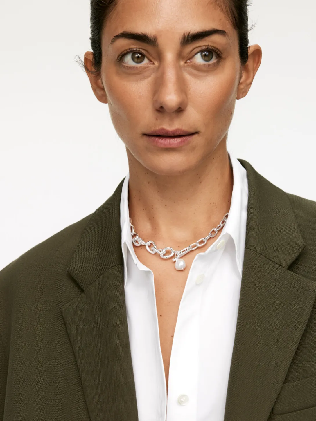 Silverpläterat Kedjehalsband