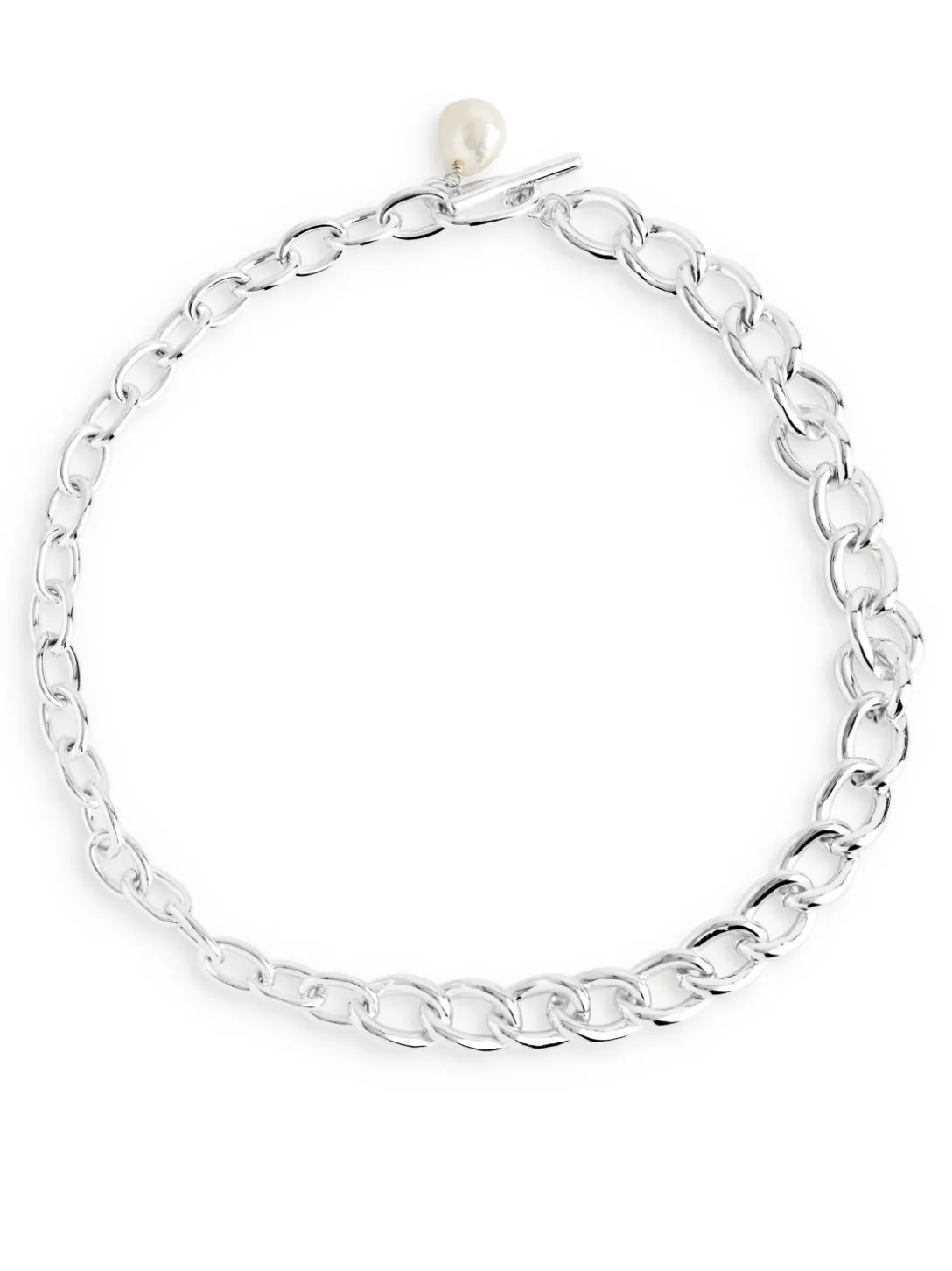 Silverpläterat Kedjehalsband