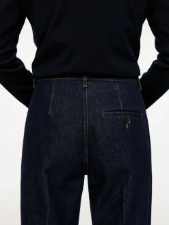 Skräddad Denimbyxa