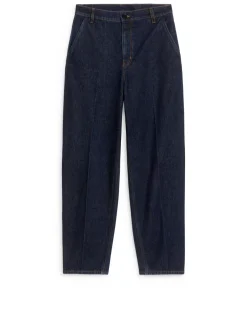 Skräddad Denimbyxa