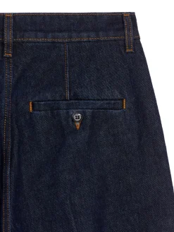 Skräddad Denimbyxa