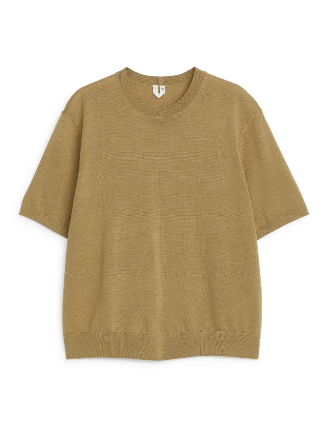 Stickad T-shirt I Merinoull