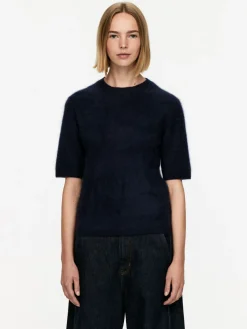 Stickad T-shirt I Ull