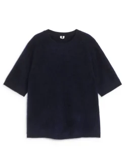 Stickad T-shirt I Ull