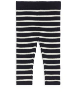 Stickade Leggings I Merinoull