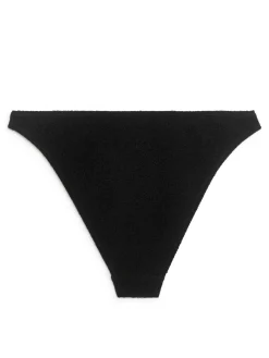 Strukturmönstrad Bikinitrosa Med Hög Midja