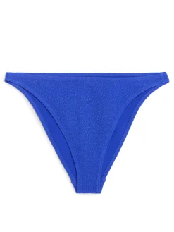 Strukturmönstrad Bikinitrosa Med Hög Midja