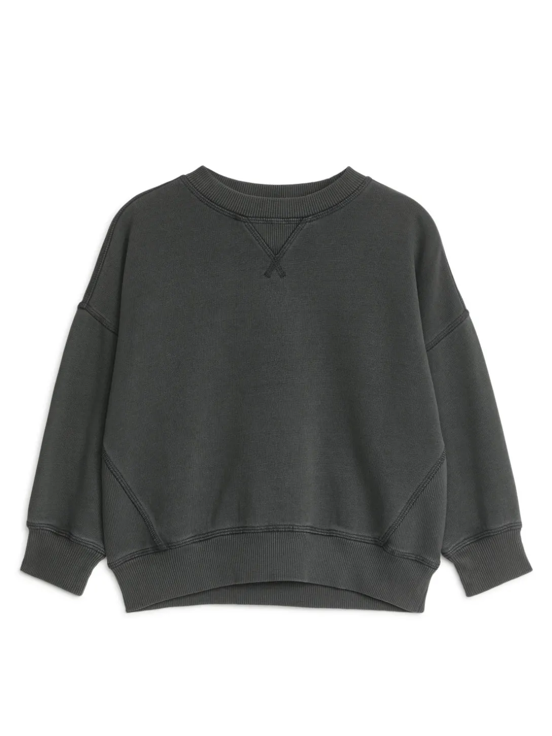 Sweatshirt I Bomull Med Lös Passform