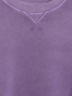 Sweatshirt I Bomull Med Lös Passform