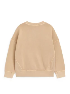 Sweatshirt I Bomull Med Lös Passform