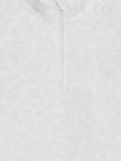 Sweatshirt I Fleece Med Dragkedja