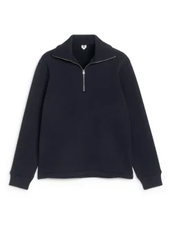 Sweatshirt Med Dragkedja Upptill