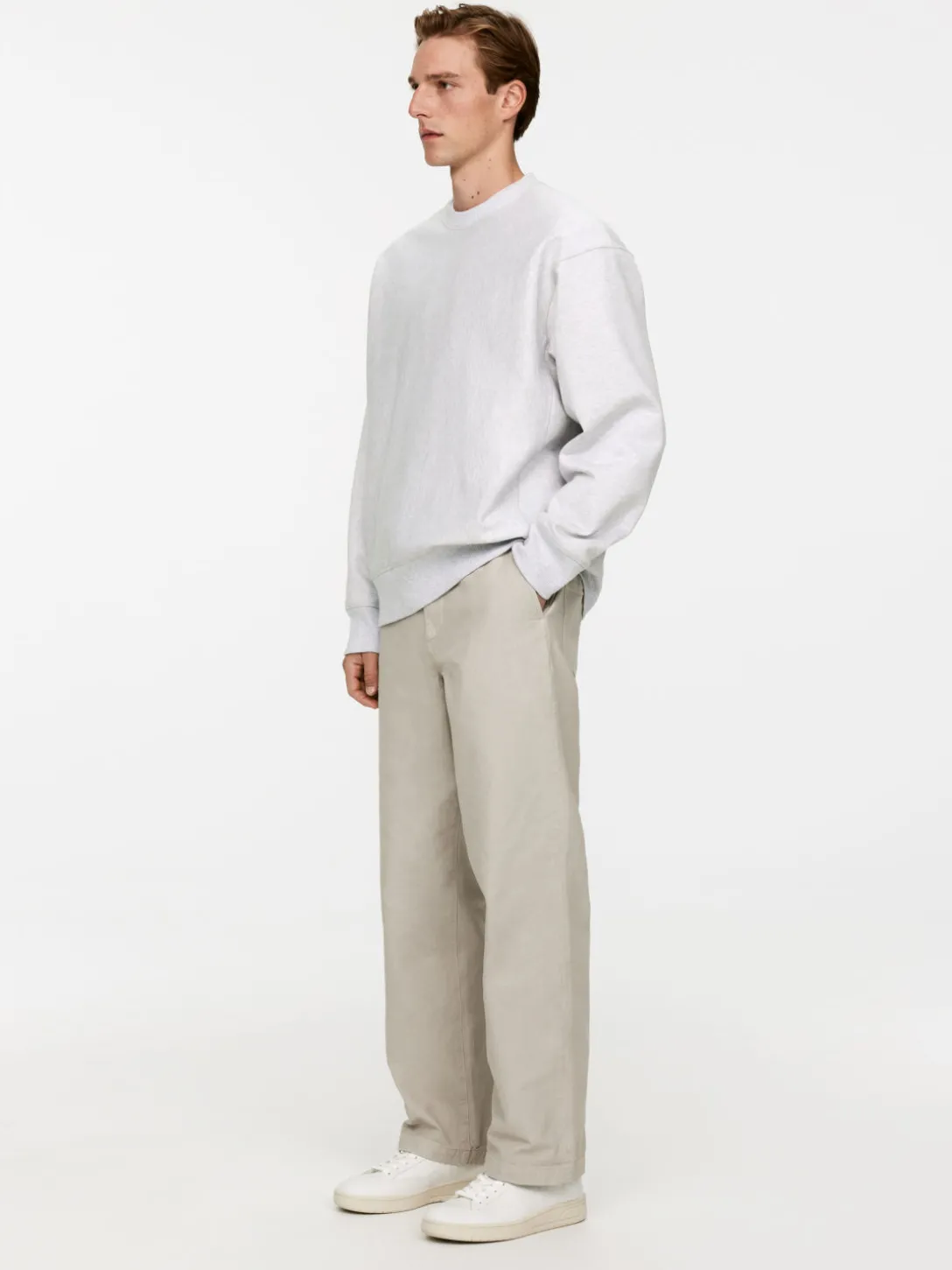 Sweatshirt Med Lös Passform
