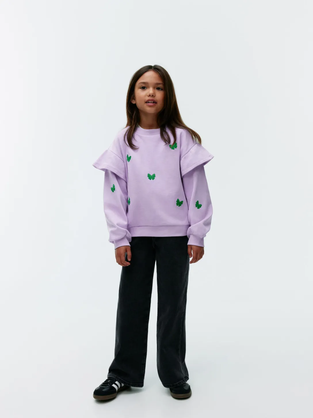 Sweatshirt Med Volanger