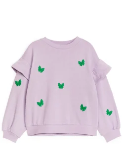 Sweatshirt Med Volanger