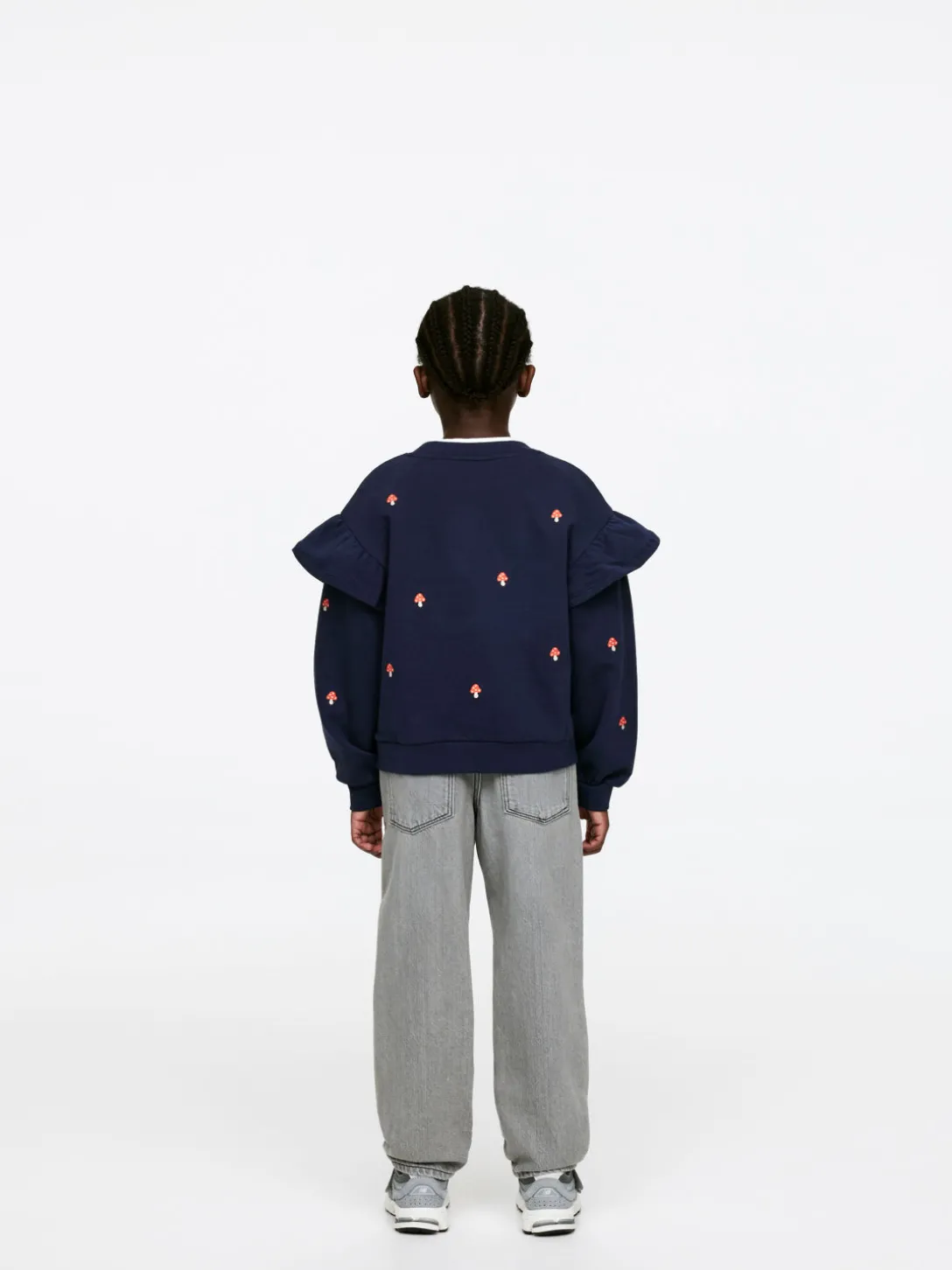 Sweatshirt Med Volanger
