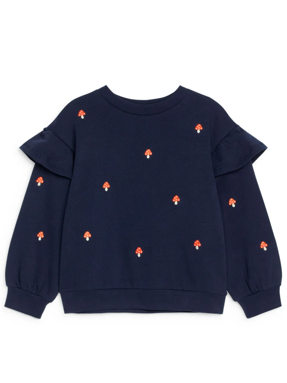 Sweatshirt Med Volanger