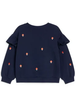 Sweatshirt Med Volanger