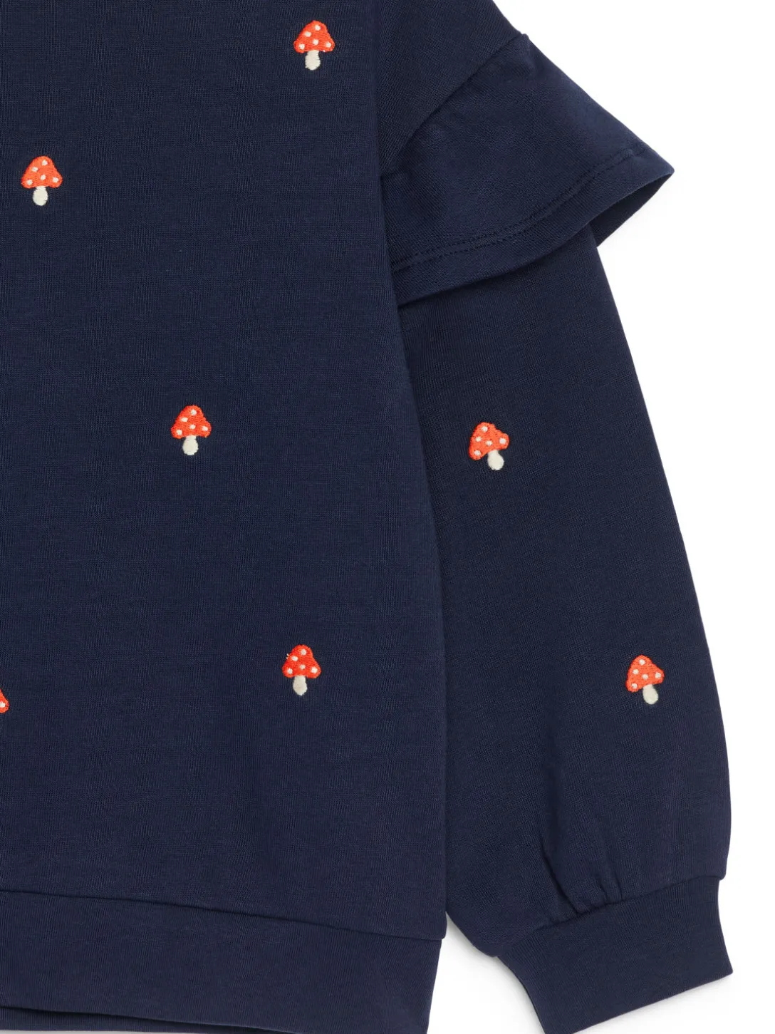 Sweatshirt Med Volanger