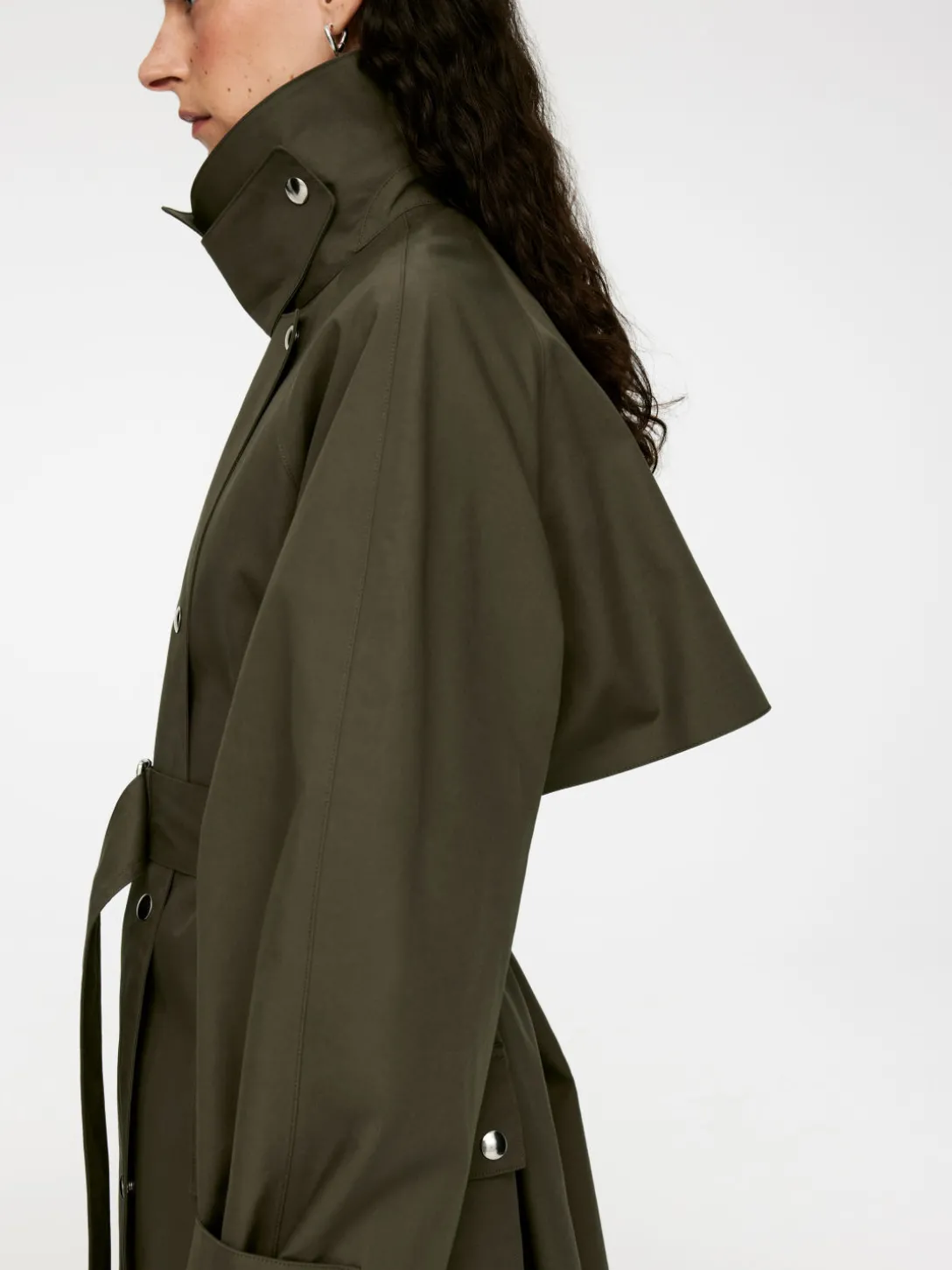 Trenchcoat Med Tryckknappar