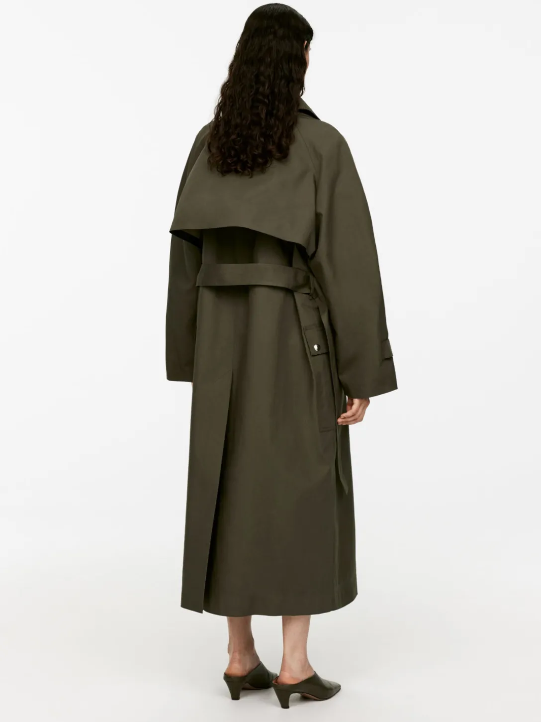 Trenchcoat Med Tryckknappar