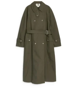Trenchcoat Med Tryckknappar