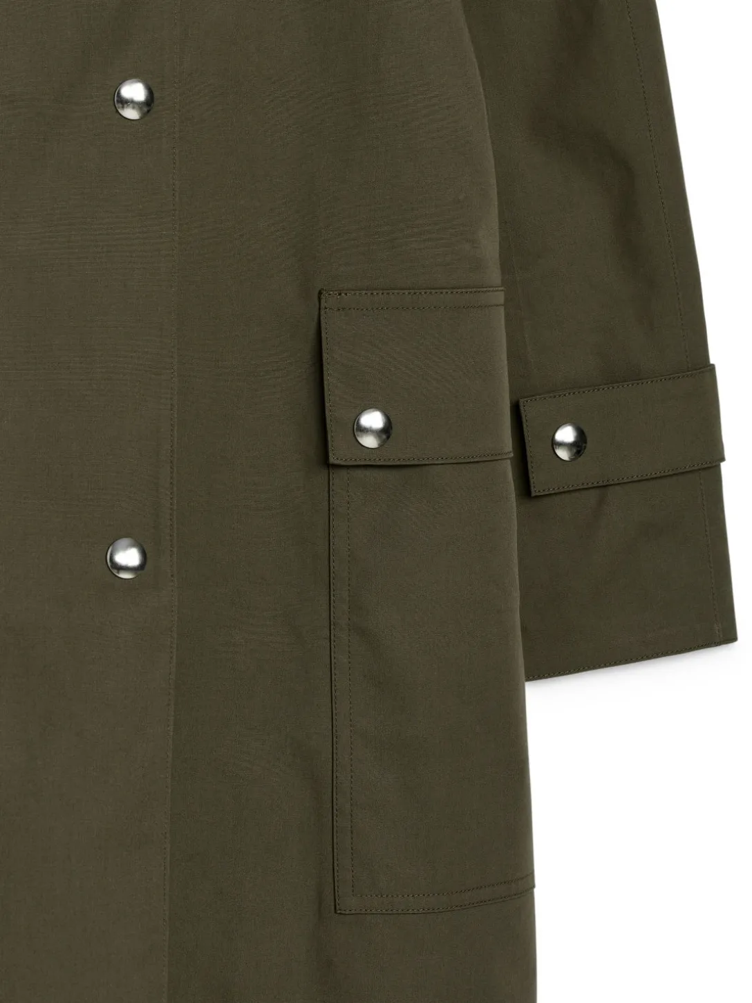 Trenchcoat Med Tryckknappar