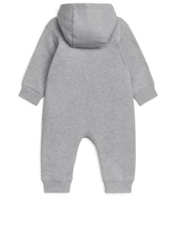 Trikåoverall Med Huva