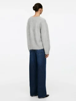 Tröja I Mohair Och Ull