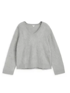 Tröja I Mohair Och Ull