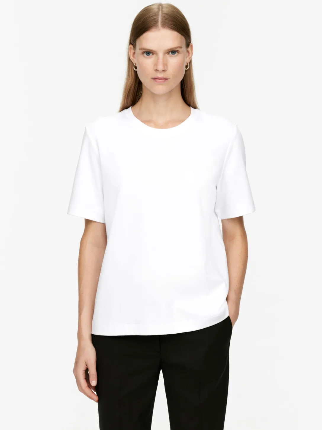 T-shirt I Grov Bomull