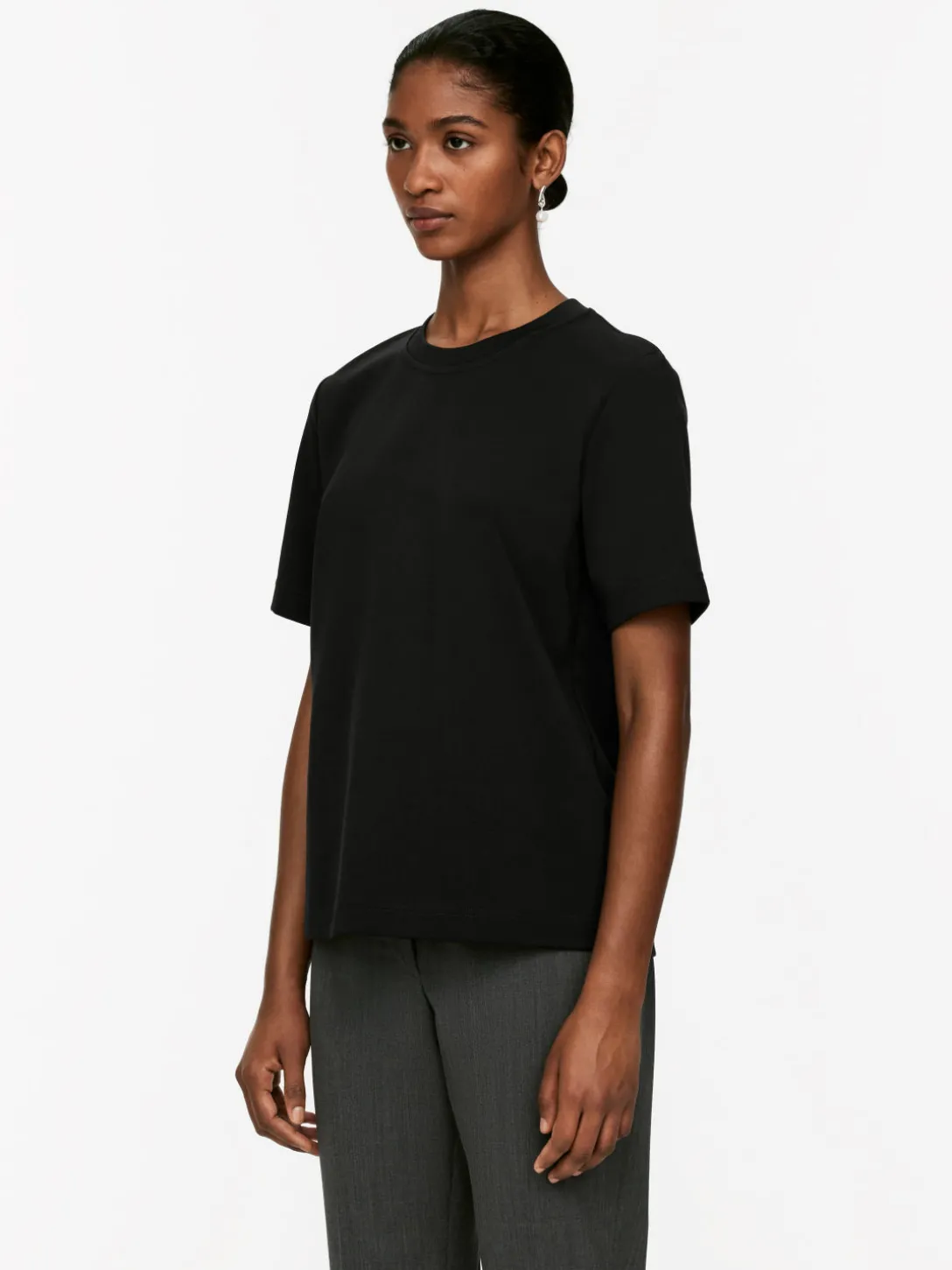 T-shirt I Grov Bomull