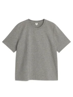 T-shirt I Grov Bomull