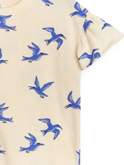 T-shirt Med Volangärm