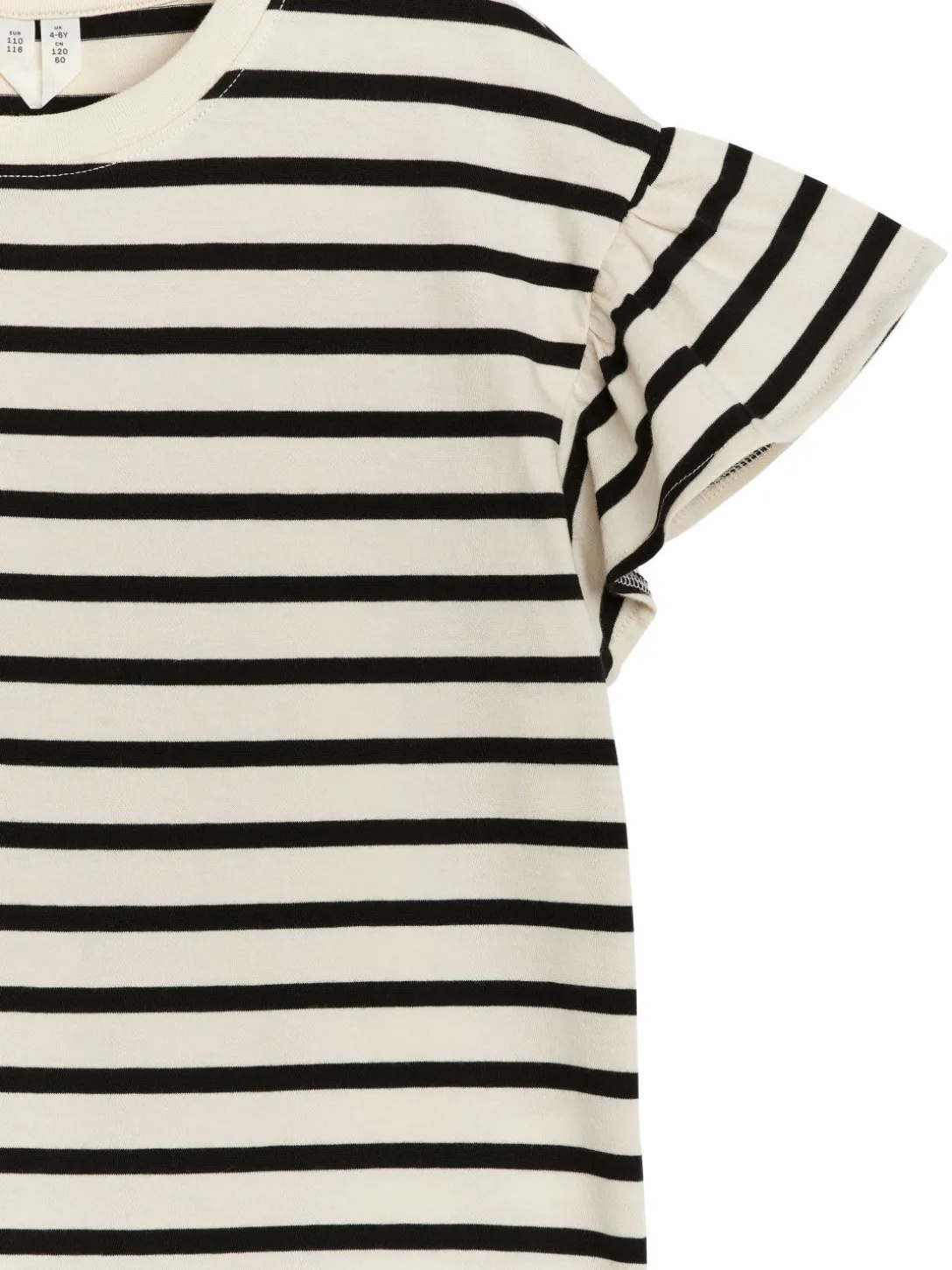 T-shirt Med Volangärm