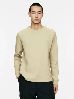 Våffelstickad Sweatshirt